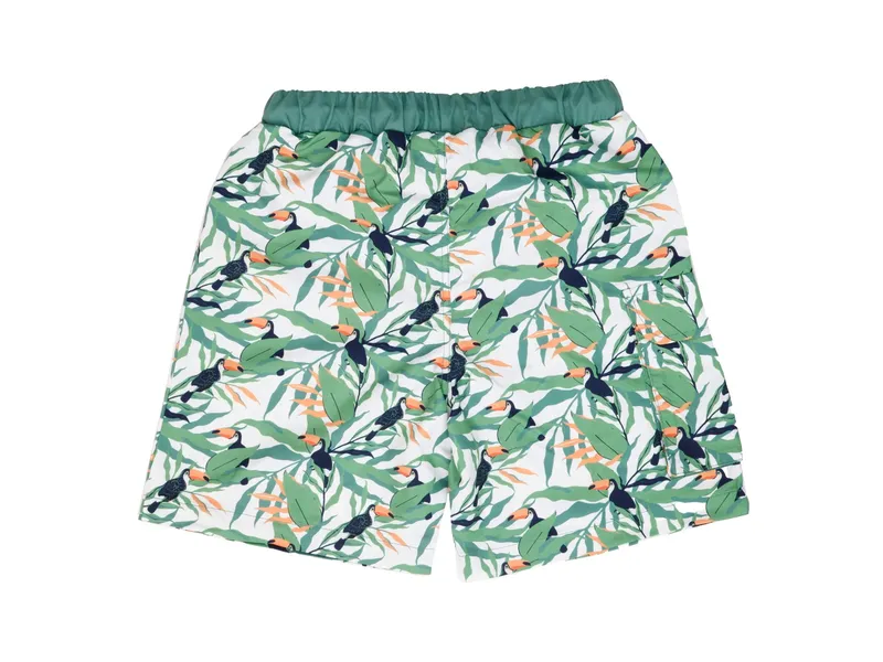 ducksday ducksday Kinder Badehose "Toucan" Jahre; 110/116), Grün, – Produktbild 2 von 2