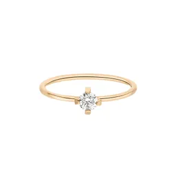 Maren Jewellery ReMind Medium Solitaire Ring - 62 / 14K Gelbgold & Labordiamant – Produktbild 1 von 1