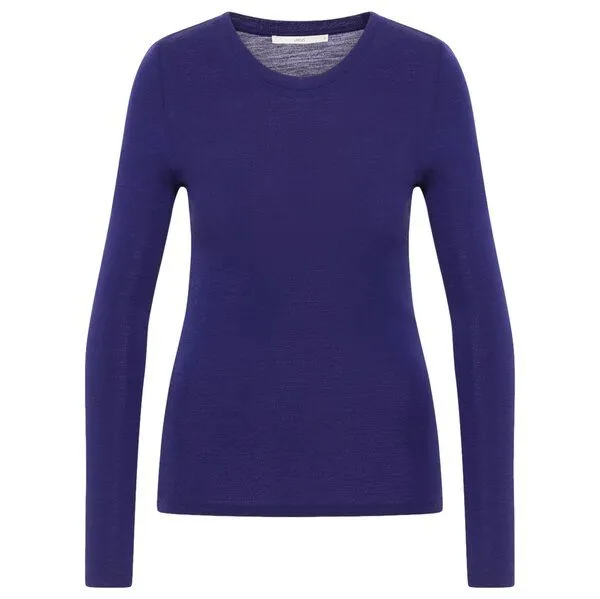 LANIUS LANIUS Langarm-Rundhalsshirt, Violet, – Produktbild 1 von 4