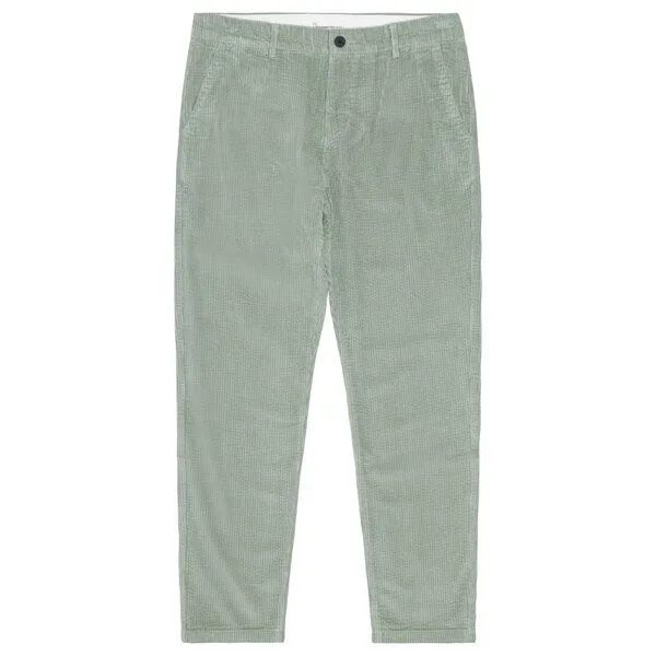 KnowledgeCotton Apparel KnowledgeCotton Apparel Cordhose Chuck regular corduroy pants, Lily pad, – Produktbild 1 von 3