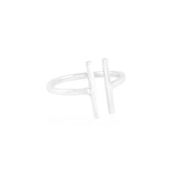 pakilia pakilia Silber Ring Symmetrist und Modern Fair-Trade und handmade – Produktbild 4 von 4