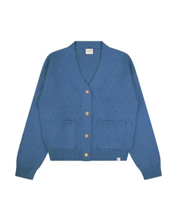 MATONA MATONA Damen vegan Frühling Strickjacke Robbe Blau – Produktbild 1 von 1