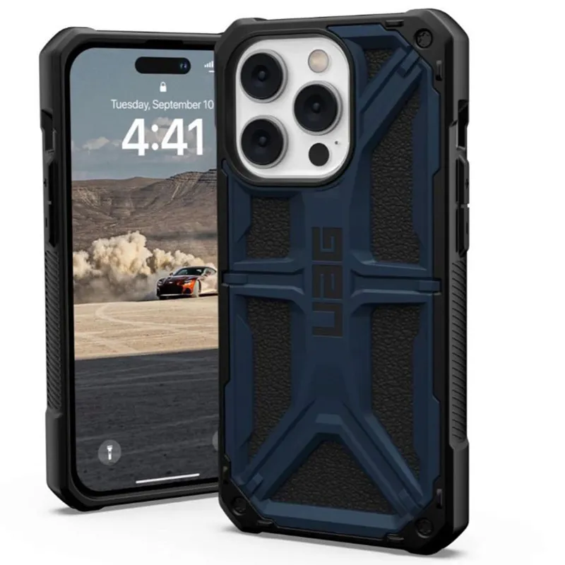Urban Armor Gear Hülle für Apple iPhone 14 Pro, Urban Armor Gear, Monarch, Marineblau – Produktbild 1 von 1