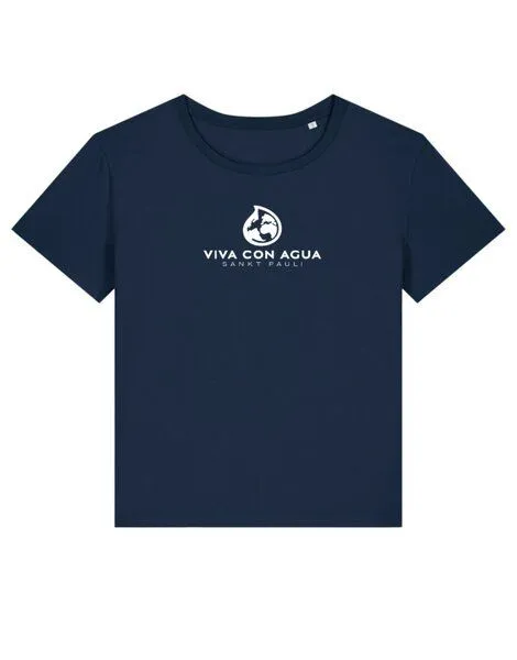 VIVA CON AGUA Biobaumwoll Damen T-Shirt mit Viva con Agua Logo – Produktbild 1 von 2