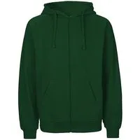 Neutral Neutral® Herren Unisex College Hoodie Zoodie Hoody Kapuzenjacke Sweatjacke, Bottle green, – Produktbild 1 von 1