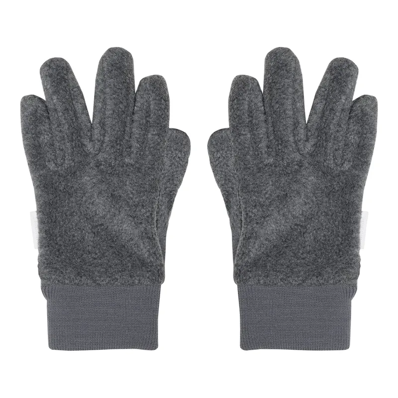 Maximo Maximo Fleece-Fingerhandschuhe, Grau, – Produktbild 1 von 1