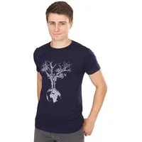 Life Tree Ecovero Shirt von Life-Tree für Herren "Weltenbaum" in Navy Blue – Produktbild 1 von 1