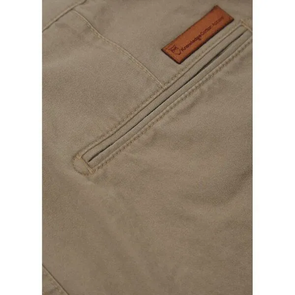 KnowledgeCotton Apparel KnowledgeCotton Apparel Cargo Shorts - Light Feather Gray, Beige, – Produktbild 4 von 4