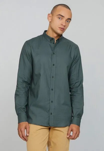 recolution Herren Oxford Hemd aus Bio-Baumwolle - COLEUS - recolution, Eukalyptus (grün), – Produktbild 1 von 1