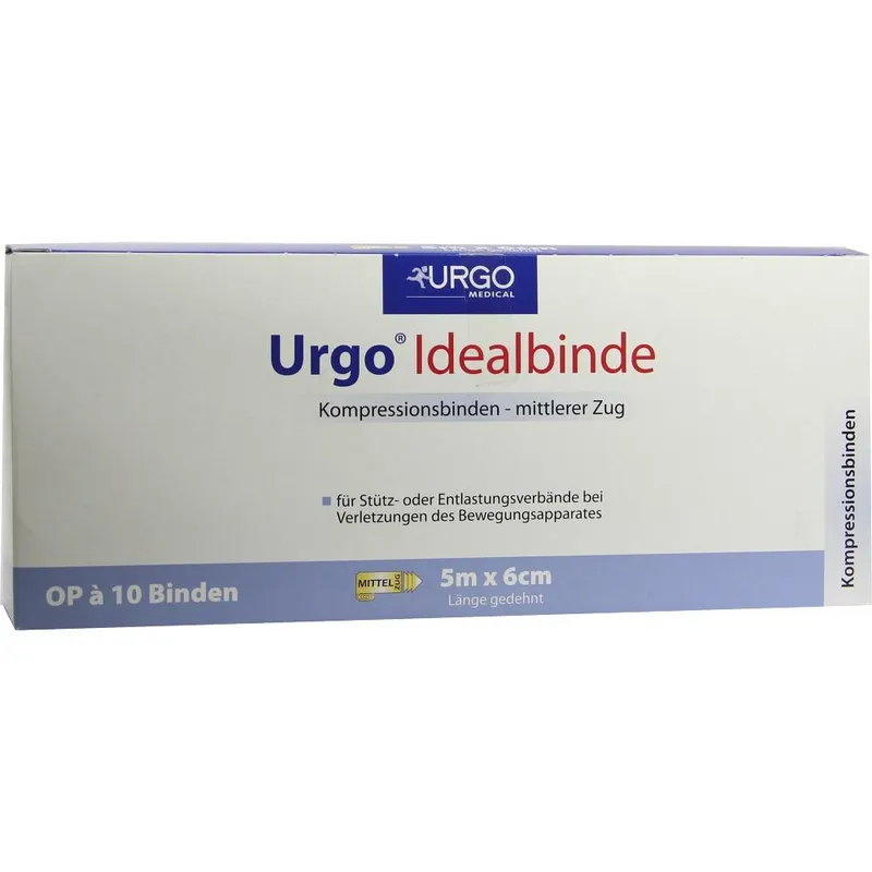 Urgo URGO IDEALBINDEN 6 cmx5 m 10 St Binden – Produktbild 1 von 1