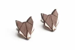 BeWooden BeWooden Ohringe mit Holzdetails Wolf – Produktbild 1 von 1
