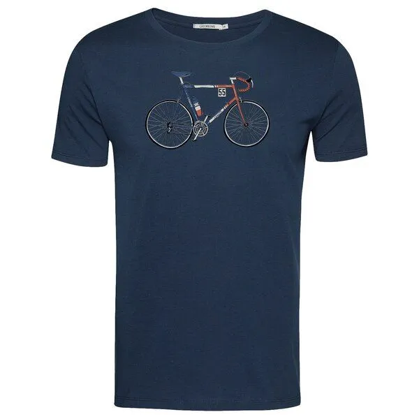 GreenBomb GREENBOMB T-Shirt Bike Jacques Guide, Navy, – Produktbild 1 von 4