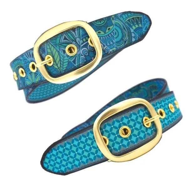 Seegarn Seegarn - Gürtel / Wendegürtel SeeLuft 4cm, Gold, – Produktbild 1 von 4