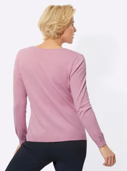 Witt V-Ausschnitt-Pullover rosé – Produktbild 1 von 1