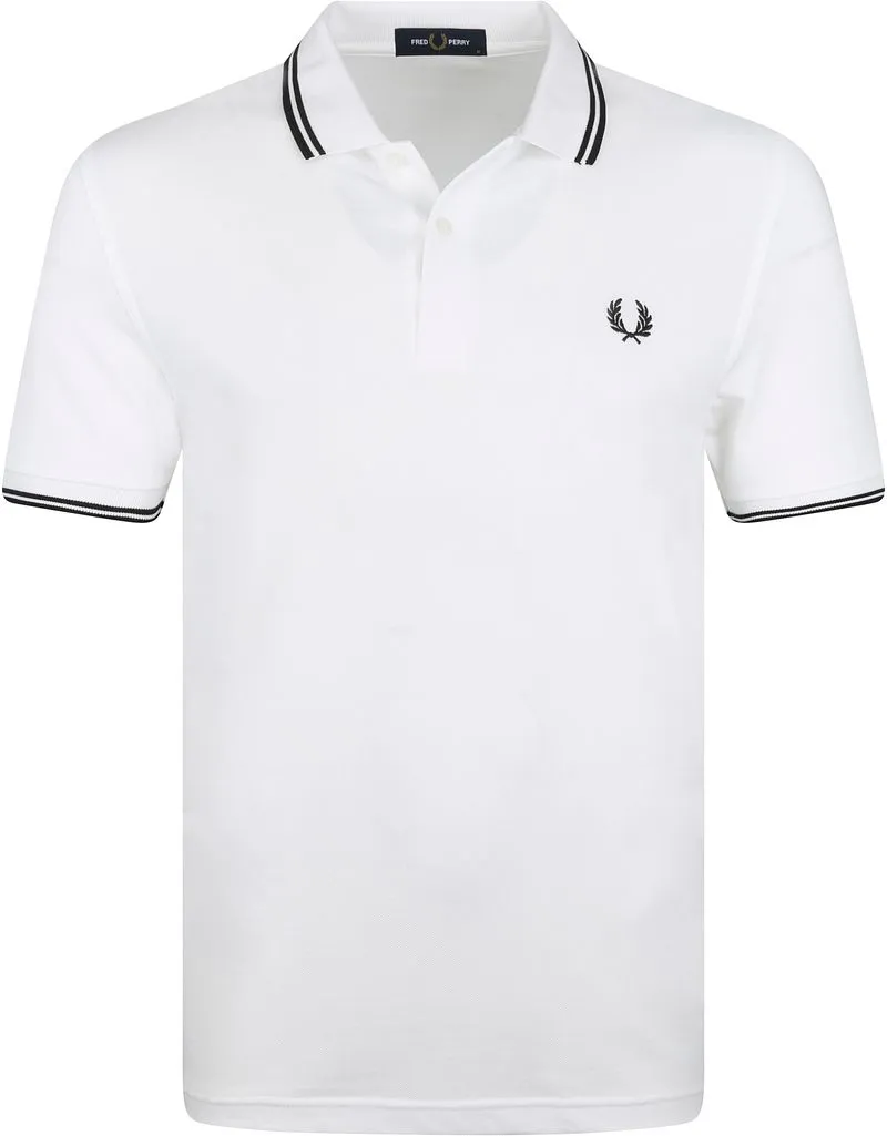 Fred Perry Fred Perry Polo Shirt M3600 weiß - Größe L, Weiß, – Produktbild 2 von 4