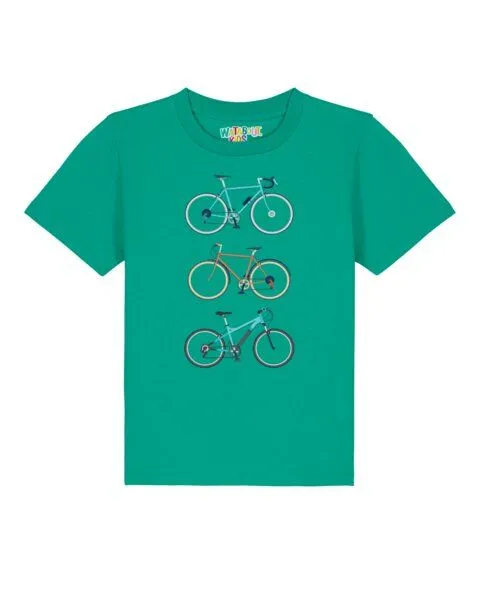 watabout.kids watabout.kids T-Shirt Kinder 3 Fahrräder, Go green, – Produktbild 1 von 2