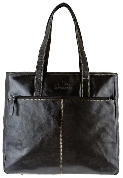 Alpenleder Alpenleder Schultertasche ARCO, Ebenholz ( schwarz ), – Produktbild 1 von 4