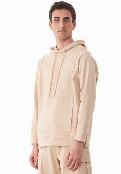 ORGANICATION ORGANICATION Hoodie aus Bio-Baumwolle, Soft beige, – Produktbild 4 von 4