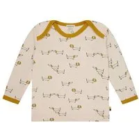 loud proud loud + proud Babys & Kinder Shirt langarm mit Druck, GOTS-zertifiziert, Curry(gelb), – Produktbild 1 von 1