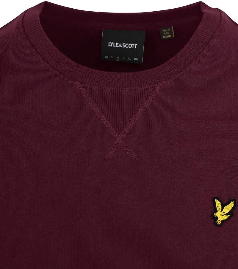 Lyle and Scott Lyle & Scott Pullover Bordeaux - Größe XXL, Bordeaux, – Produktbild 3 von 4