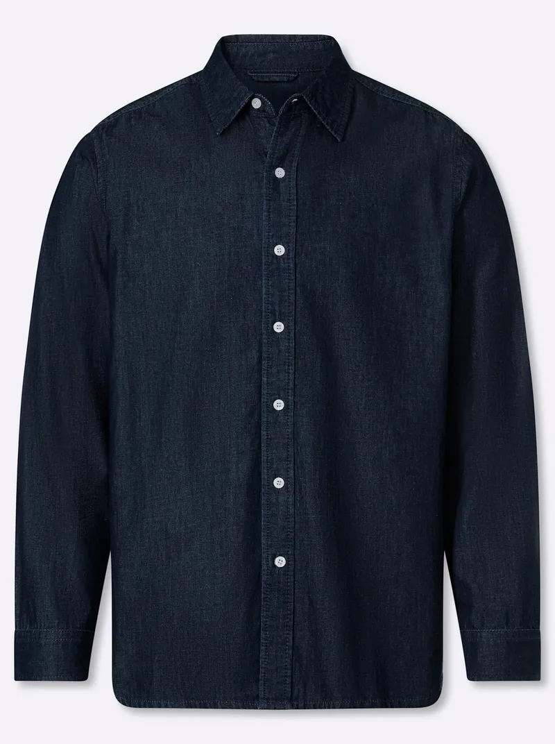 Catamaran Jeanshemd, Dark blue denim, – Produktbild 1 von 2