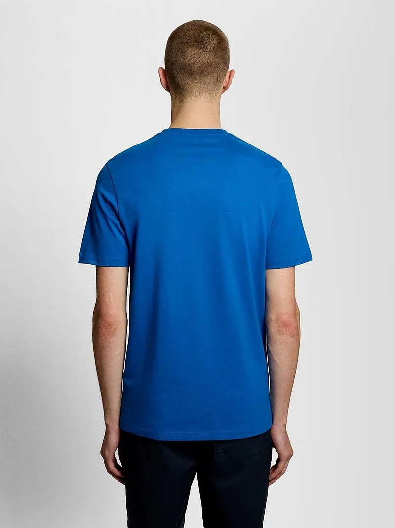 Lyle and Scott Lyle and Scott T-Shirt Lucid Blau - Größe M, Blau, – Produktbild 3 von 5