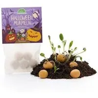 Die Stadtgärtner Die Stadtgärtner 5 Blumenmurmeln im Tütchen "HalloweenMurmeln" - Geschenk & Giveaway für Halloween – Produktbild 1 von 1