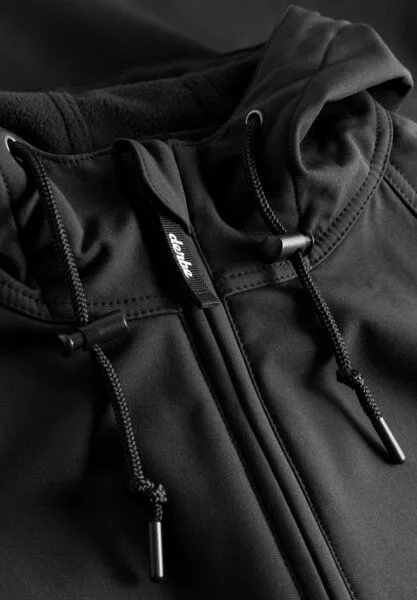 derbe derbe Softshelljacke „Island Friese“, Jet black, – Produktbild 3 von 3