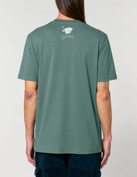 UNIPOLAR Unipolar Biologie T-Shirt | Evolutionstheorie, Green bay, – Produktbild 2 von 3