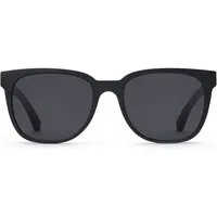 TAKE A SHOT TAKE A SHOT Holz Sonnenbrille Eckig für Herren und Damen, Schwarz (schwarz/walnuss/grau), – Produktbild 1 von 1