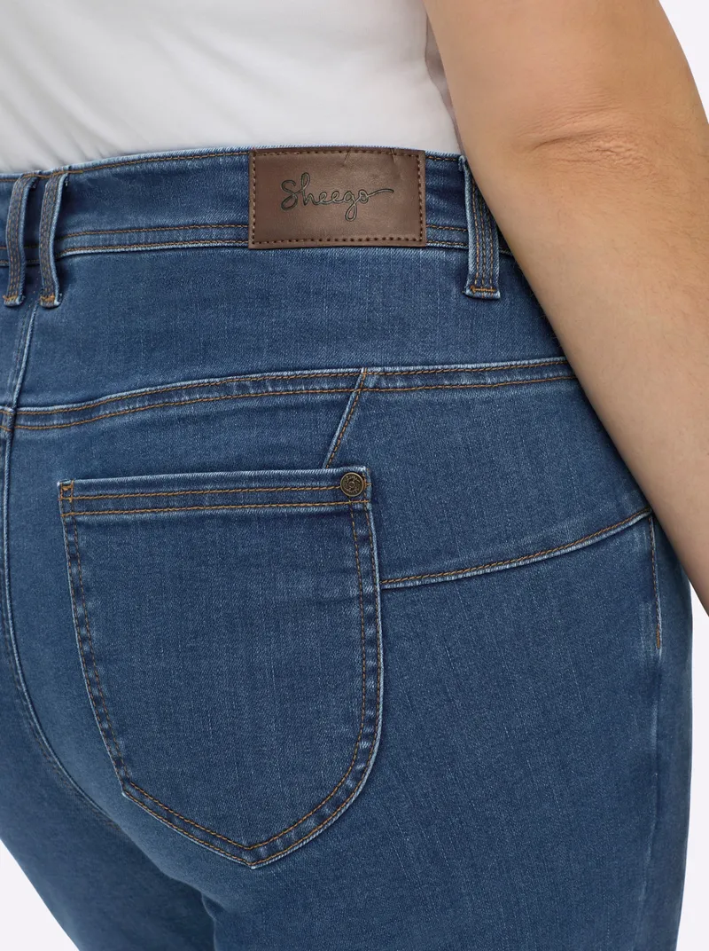 sheego Jeans blue-stone-washed, Blue-stone-washed, – Produktbild 2 von 2