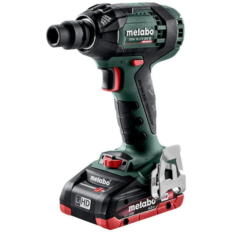 Metabo Metabo Akku-Schlagschrauber SSW 18 LTX 300 BL, incl. 2x Akku LiHD/4 Ah, Ladegerät, metaBOX – Produktbild 1 von 1
