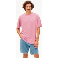 ARMEDANGELS ARMEDANGELS MAARKOS LINEN Herren T-Shirt aus Baumwoll-Leinen-Mix, Washed berry, – Produktbild 1 von 1