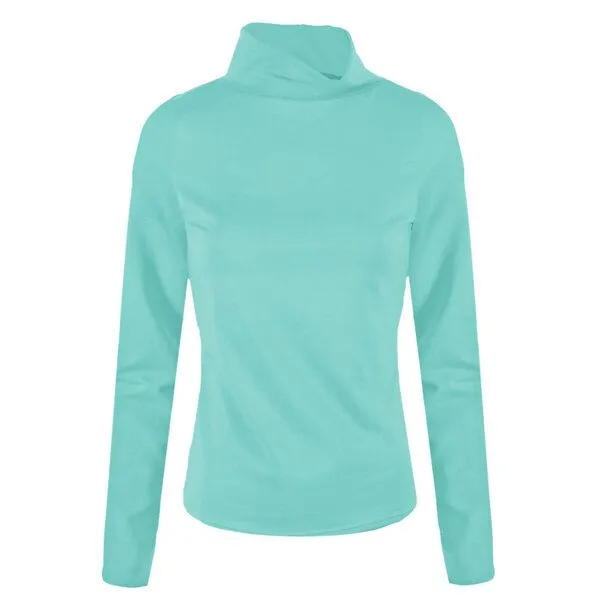 Frija Omina Frija Omina Bio-Rollkragen-Shirt Rolli, Mint (grün), – Produktbild 1 von 2
