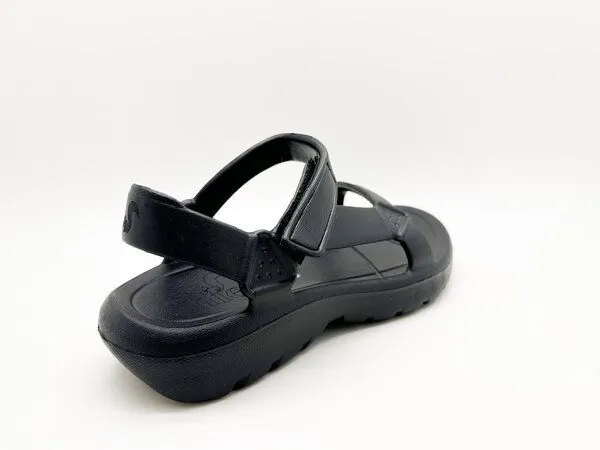 thies Vegane Ecofoam Trek Sandale von thies ® aus recyceltem EVA, Black (schwarz), – Produktbild 4 von 4