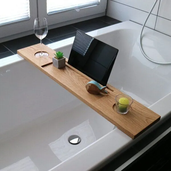 Woodkopf Woodkopf Badewannenablage LEA aus Holz – Produktbild 1 von 4