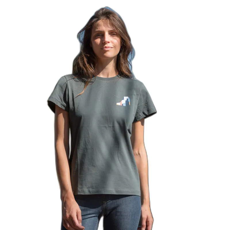 Snap Climbing T-Shirt Damen Snap Climbing Heart Dietrich, Gris, – Produktbild 1 von 2