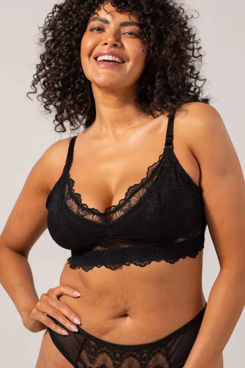 Understatement Understatement Damen vegan Still-Bralette Schwarz, Schwarz, – Produktbild 2 von 2