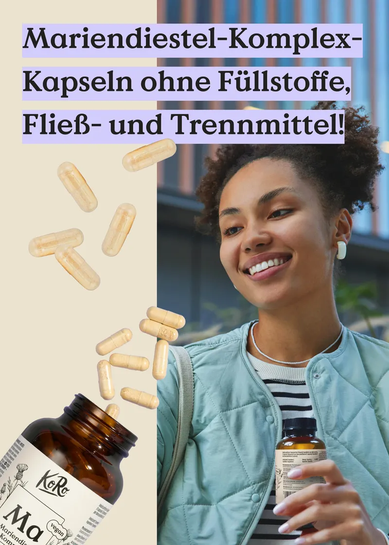 KoRo Mariendistel Komplex Kapseln 120 Stück – Produktbild 5 von 5