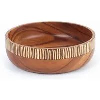 El Puente El Puente Schale | Fair Trade & Handmade aus Indonesien, Braun,natur, – Produktbild 1 von 1