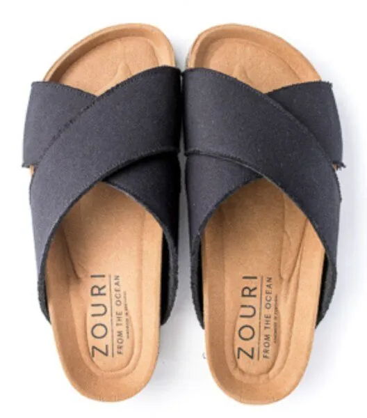 Zouri Zouri Vegane Sandalen SUN, Schwarz, – Produktbild 4 von 4