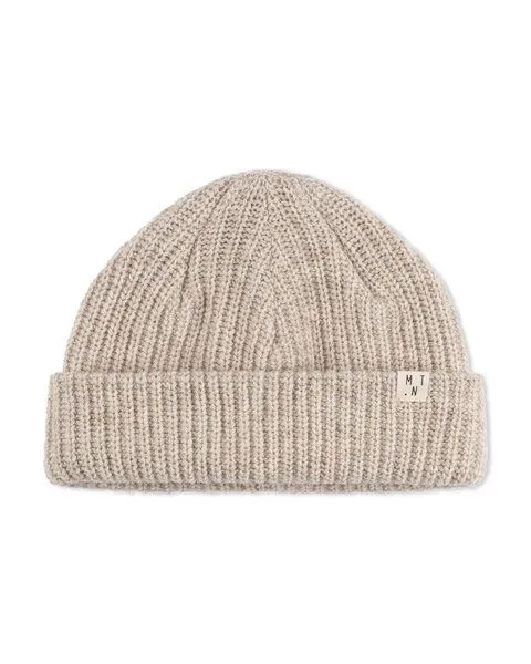 MATONA Matona Strickbeanie für Kinder, Frauen und Männer aus Bio-Baumwolle und Lammwolle / Fisherman Beanie, Salt, – Produktbild 3 von 3