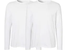 Neutral Neutral 2er-Pack Bio-Herren-Langarmshirt mit Rundhalsausschnitt, weiß, Gr. L – Produktbild 1 von 1