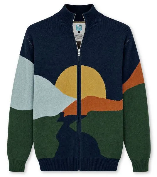 Gary Mash GARY MASH Strickjacke Bryce aus Biobaumwolle, Mehrfarbig, – Produktbild 4 von 4