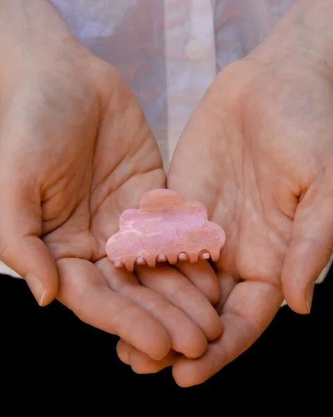 lille mus lille mus Haarklammer 'Wolke', Rosa, – Produktbild 2 von 4