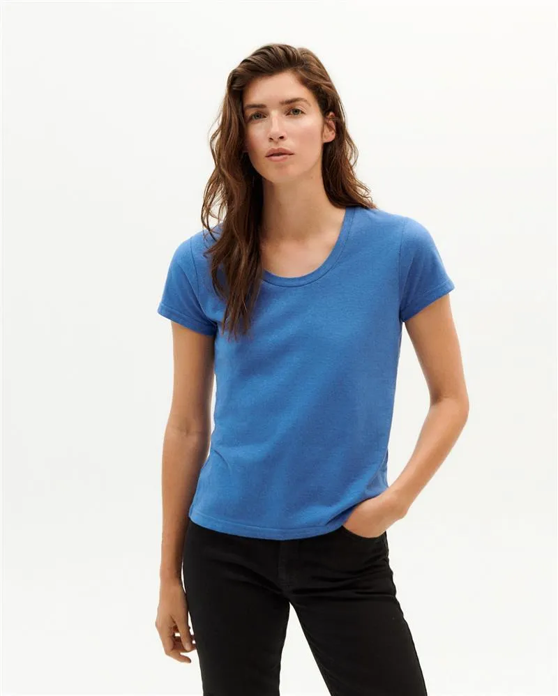 thinking mu T-Shirt Modell: Hemp Regina, Heritage blue, – Produktbild 1 von 1