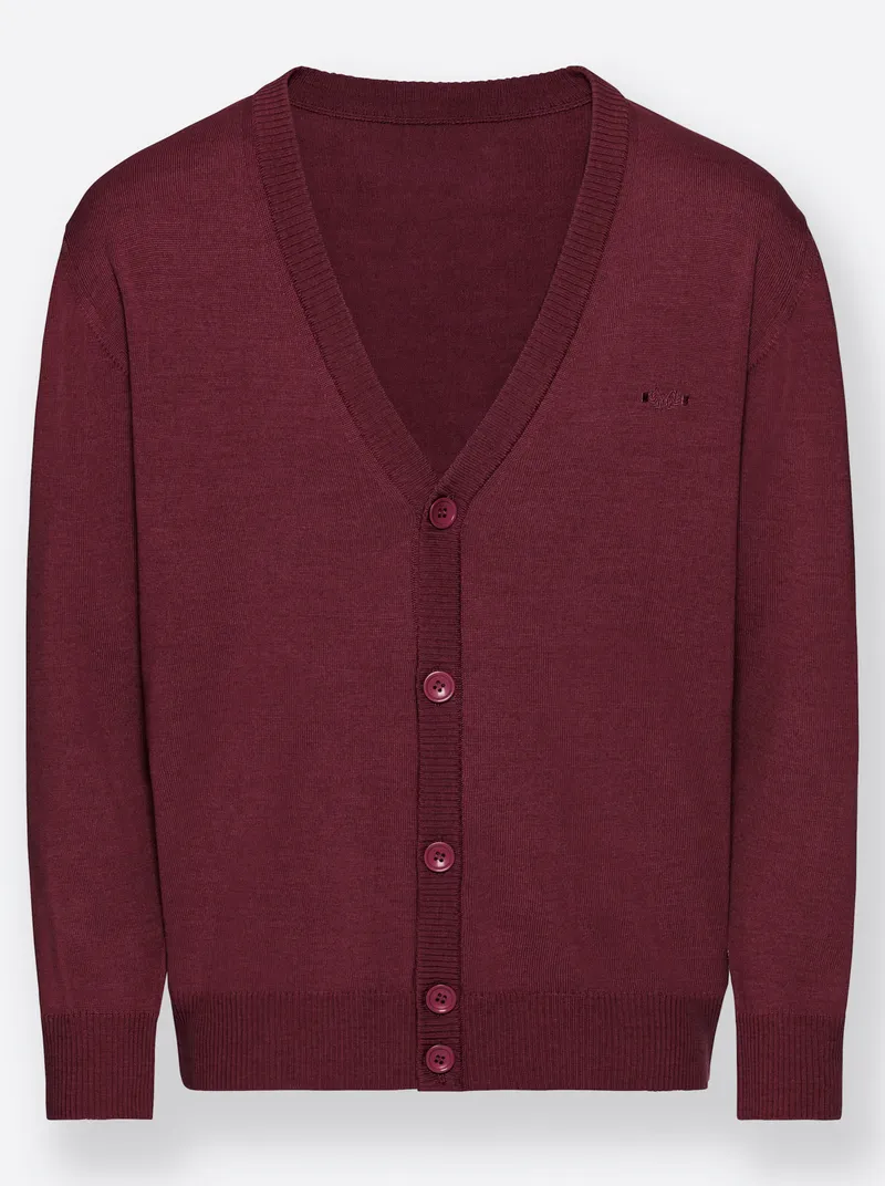 marco donati Cardigan, Bordeaux, – Produktbild 1 von 2