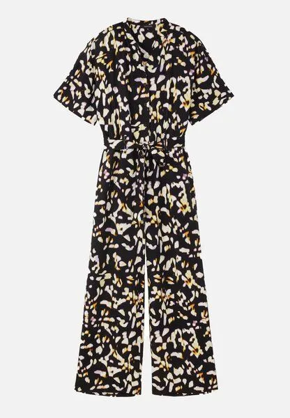 recolution Damen Jumpsuit aus LENZING ECOVERO Viskose - CASSIA BLURRY - recolution, Black (schwarz), – Produktbild 3 von 7
