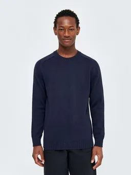 KnowledgeCotton Apparel KnowledgeCotton Apparel Strickpullover CREW NECK aus Bio-Baumwolle – Produktbild 1 von 1
