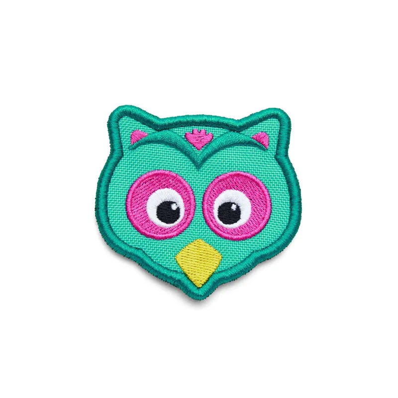 Affenzahn Affenzahn Individualisierung Klett Badge "Eule", Green, – Produktbild 1 von 1